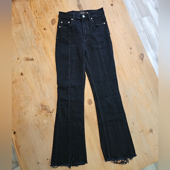 - & other stories high rise front seam flared jeans - Picture 4 of 14